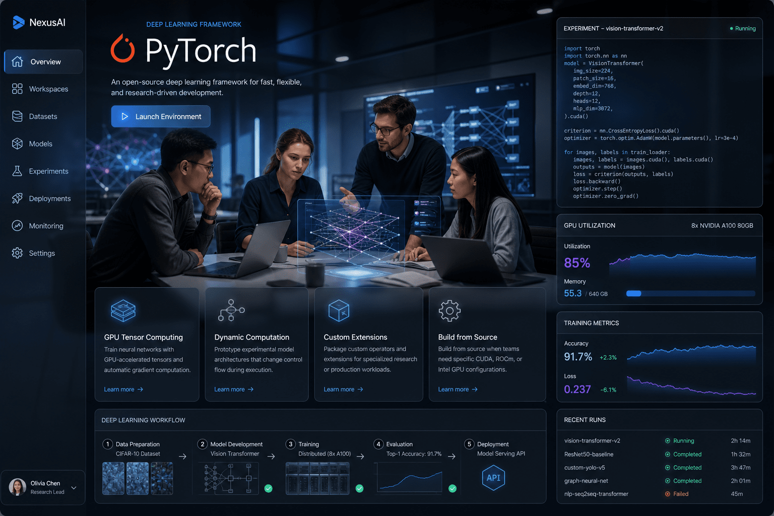 PyTorch: Open-Source Deep Learning Framework for GPU Tensor Computing