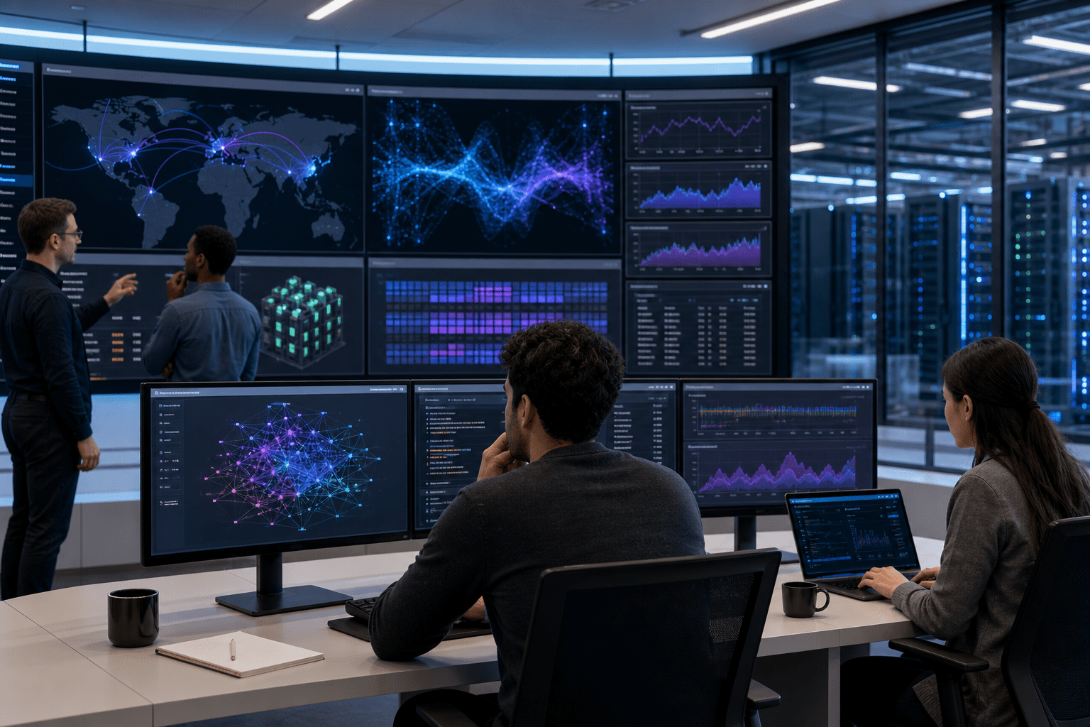 Mission ControlはBlackwell、Hopper、Vera Rubinシステム全体のクラスタヘルス、GPU利用率、ジョブステータス、ストレージスループットを表示し、トレーニングと推論パイプラインの信頼性とコスト効率を維持します。