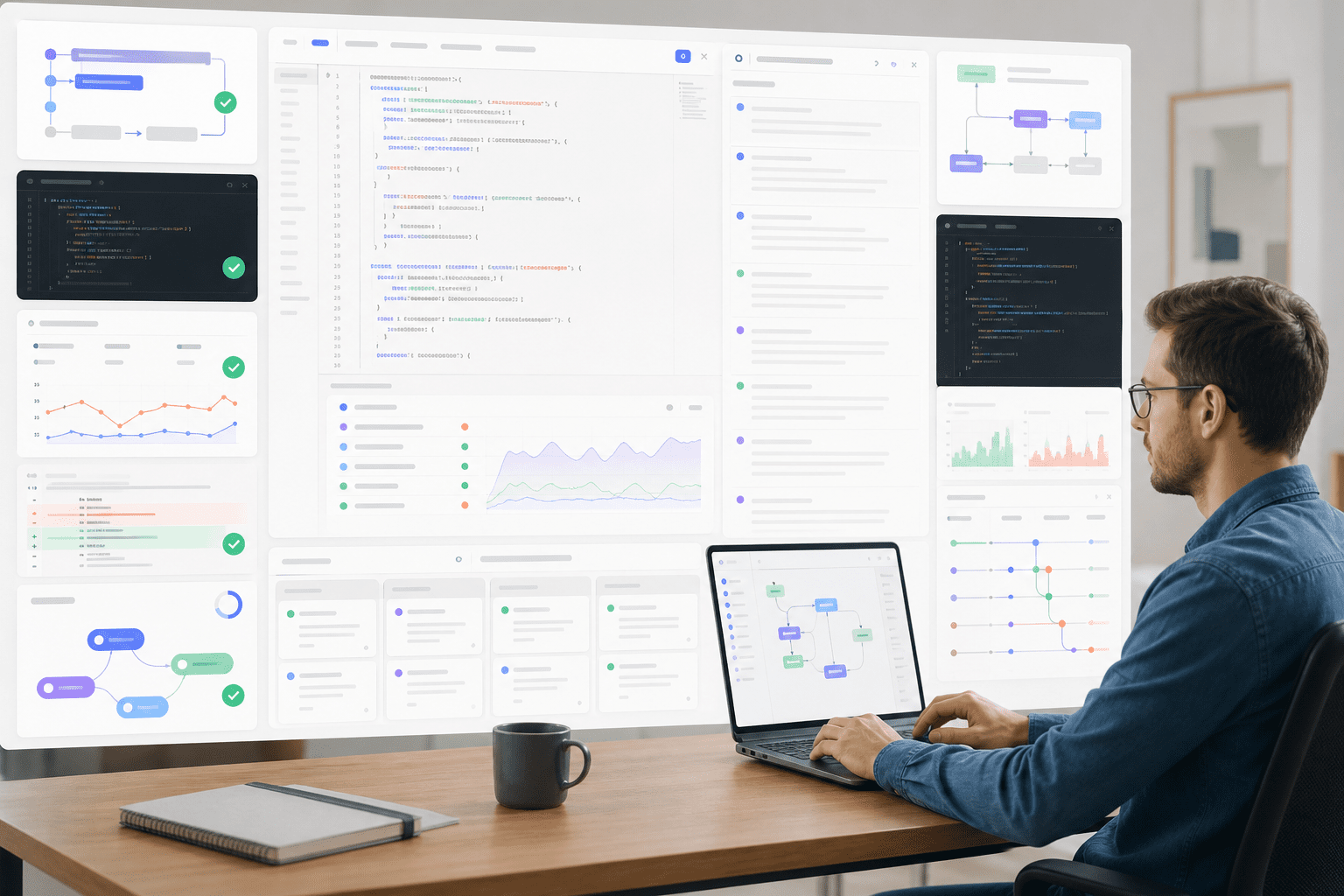 Terminal-driven installer adds skills to a repo, with optional Claude Code plugin exposing the same bundle. Sessions publish specs, tickets, domain docs, and architecture reports into your chosen tracker.
