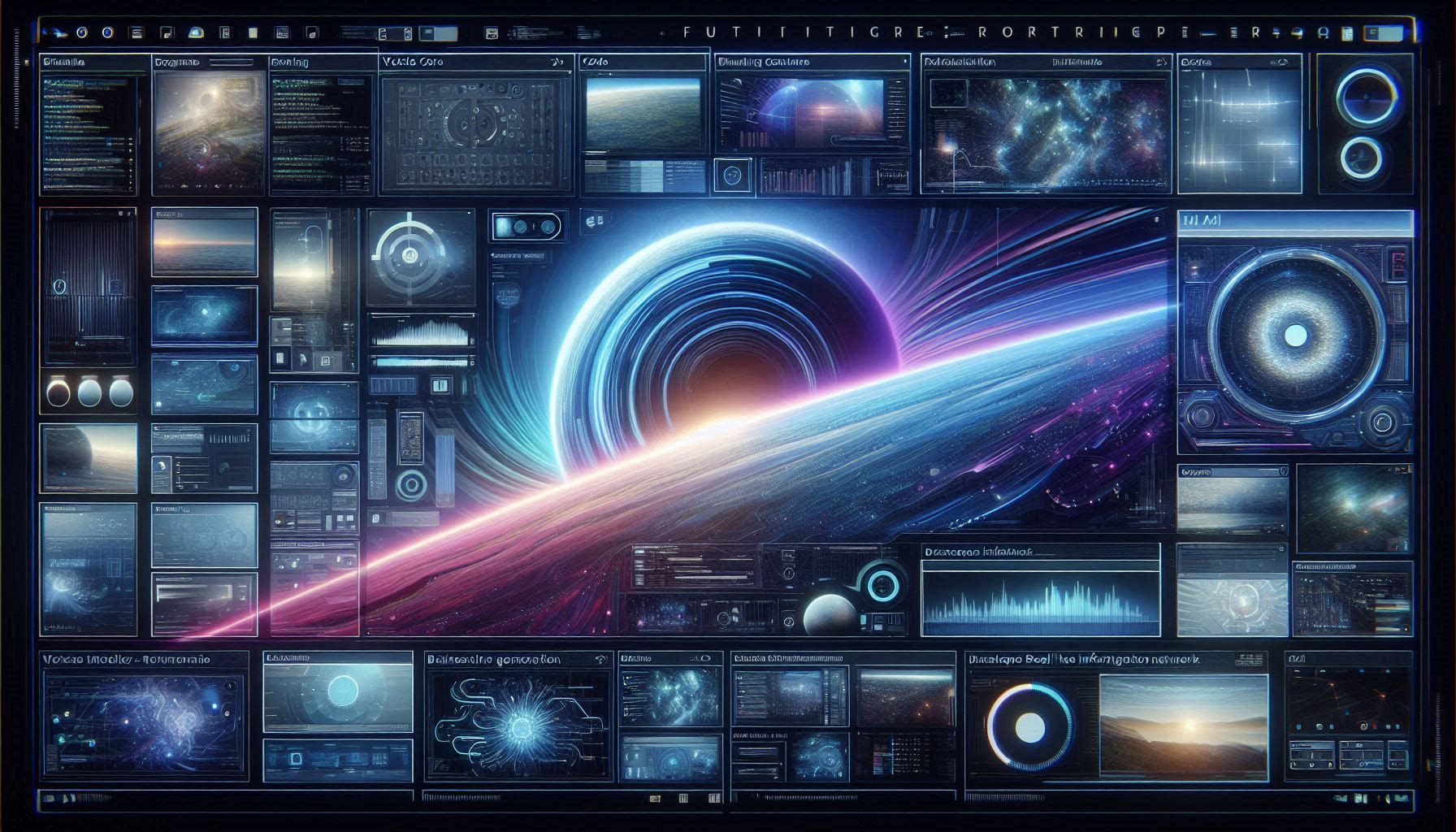 xAI Grok platform showing frontier AI reasoning, code generation, voice interaction, image creation, video generation, Grok on X, developer API console, enterprise AI workflows, and Colossus-scale AI infrastructure.