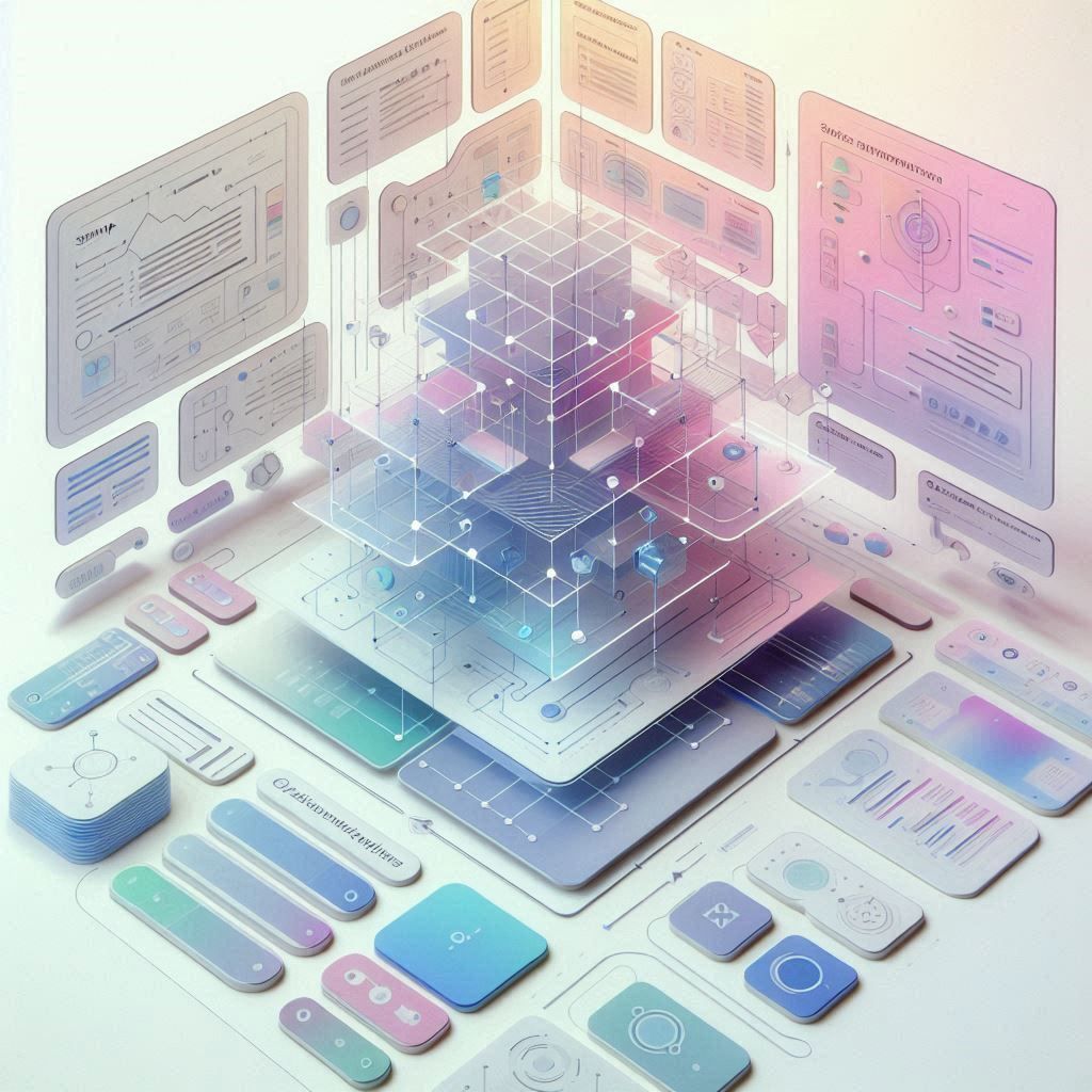 Relume 界面显示了 AI 生成的网站地图、线框布局和基于组件的设计系统。