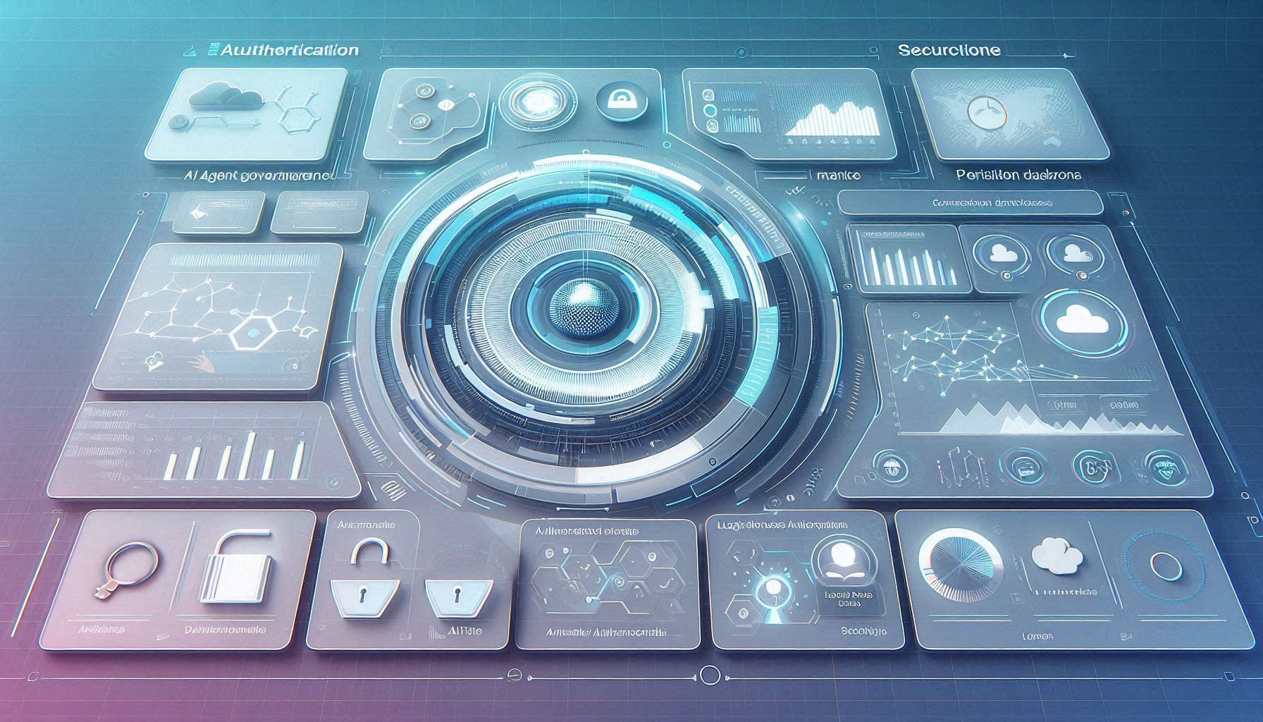 Okta dashboard showing identity governance, authentication workflows, AI agent security, and enterprise access management.