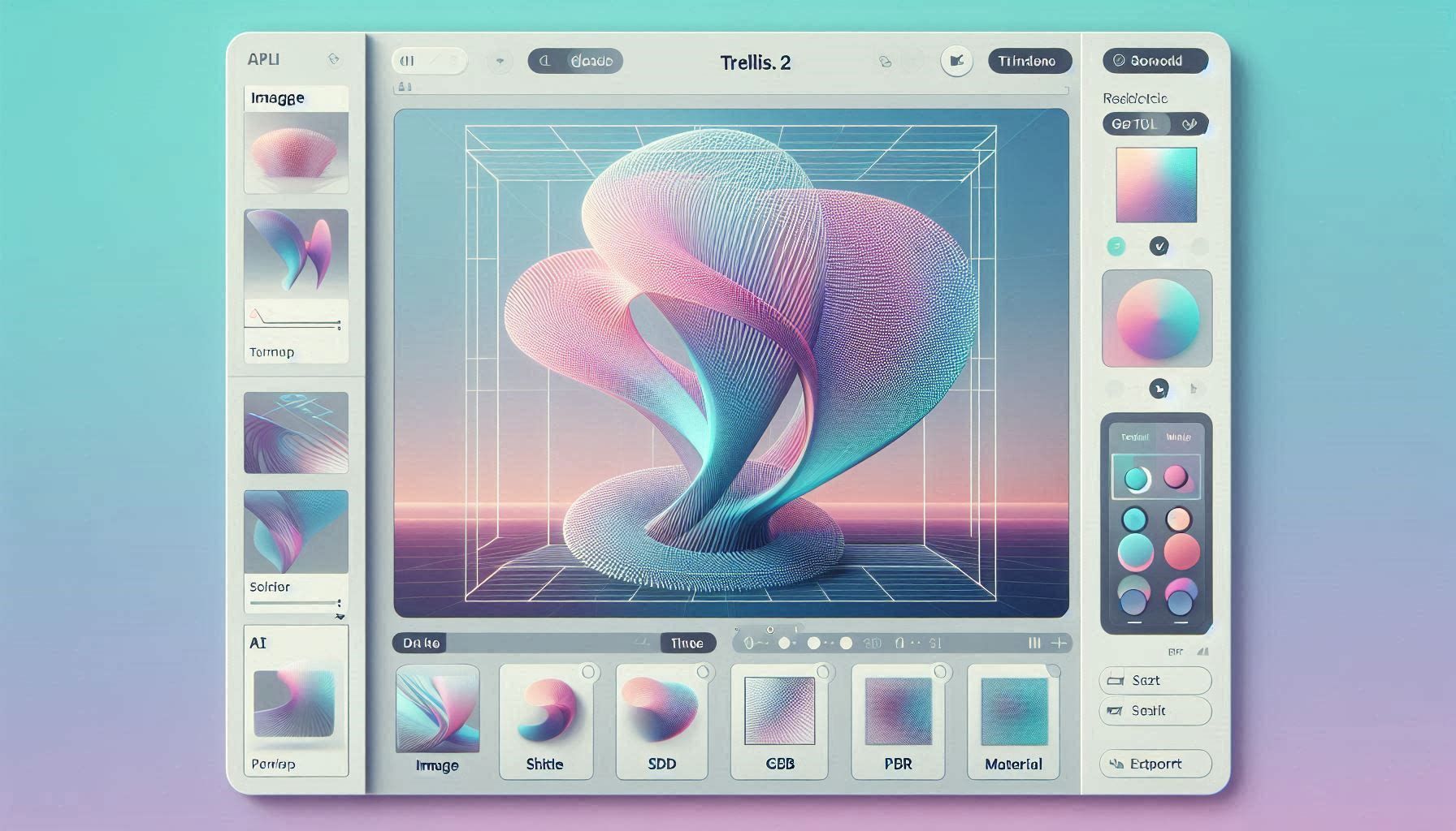 TRELLIS.2:用于纹理 GLB 资产的 AI 图像转 3D 生成器
