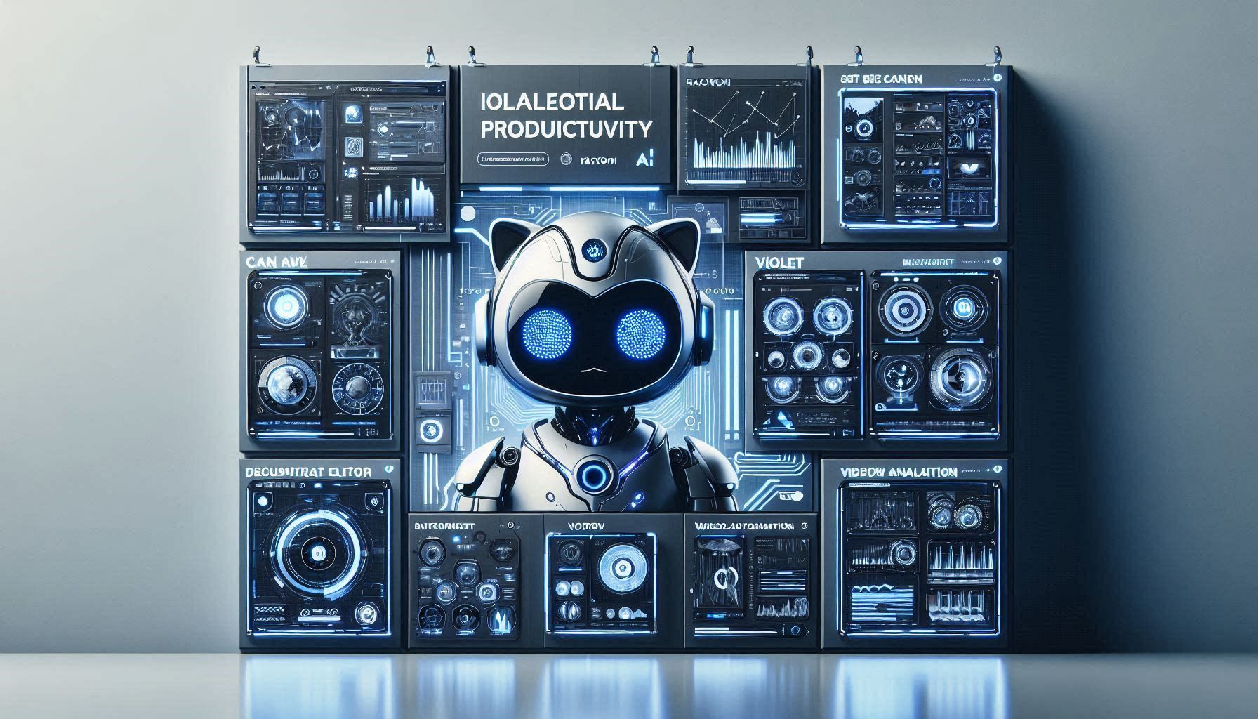Raccoon AI-Arbeitsbereich zeigt kollaborative KI-Agenten-Workflows für Web-App-Erstellung, Foliengenerierung, Datenanalyse, Dashboard-Erstellung, Bild- und Videogenerierung, Dokumentenschreiben, Tool-Konnektoren und Live-Bereitstellung.